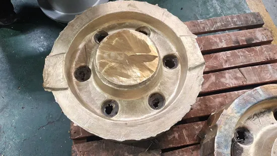 Bronze-/Messingguss-Ventilteile/Körper/Scheibe/Platte für Absperrklappe/Absperrschieber, hergestellt durch Sandguss