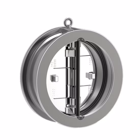 ANSI-Standard, hergestellt in China, Edelstahl mit Doppelplatte und Wafer-Rückschlagventil